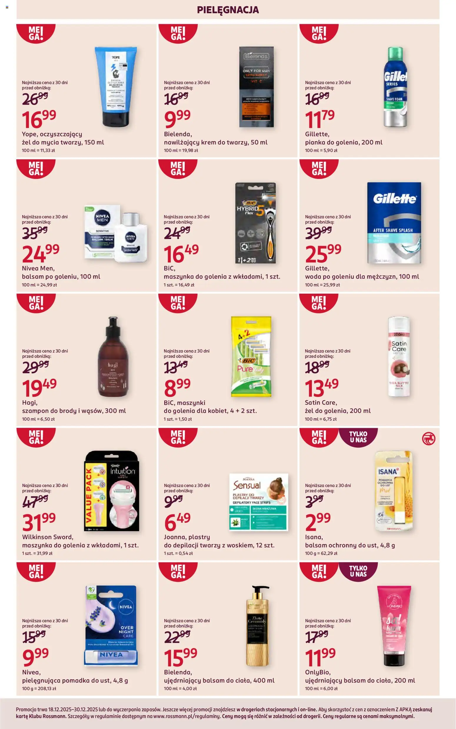 Rossmann Gazetka od 18.12.2025 | Strona: 8 | Produkty: Pomadka, Szampon, Krem, Woda