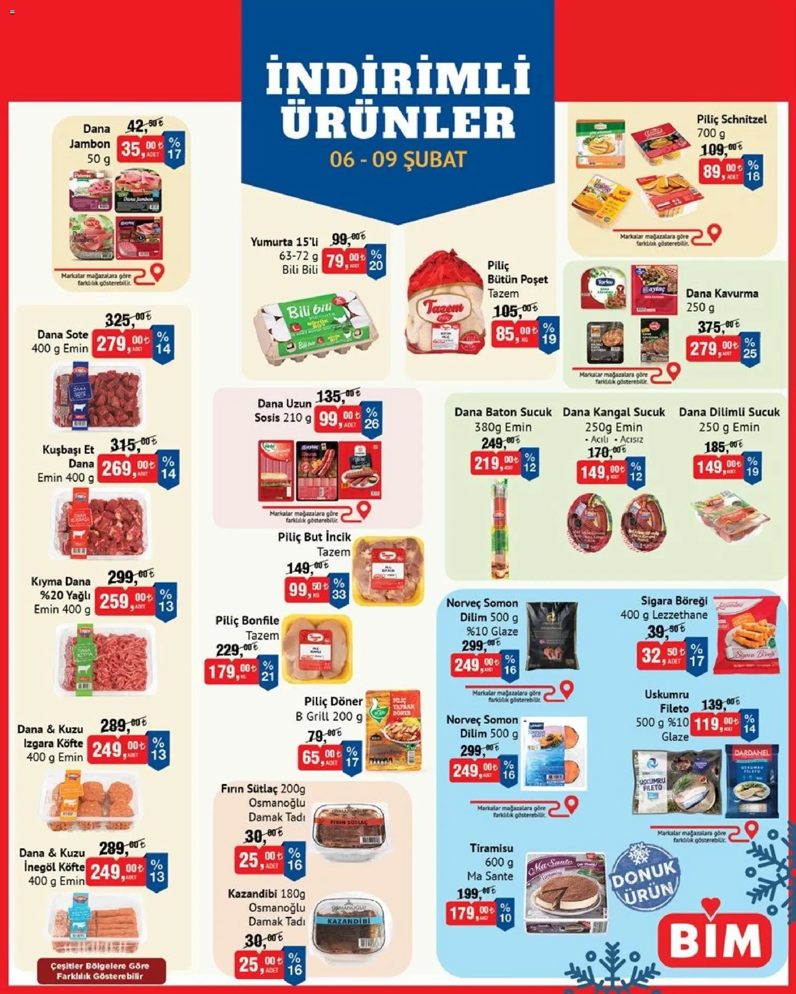 BİM İndirimli Ürünler - 06.02.2026 tarihinden itibaren geçerlidir | Sayfa: 1