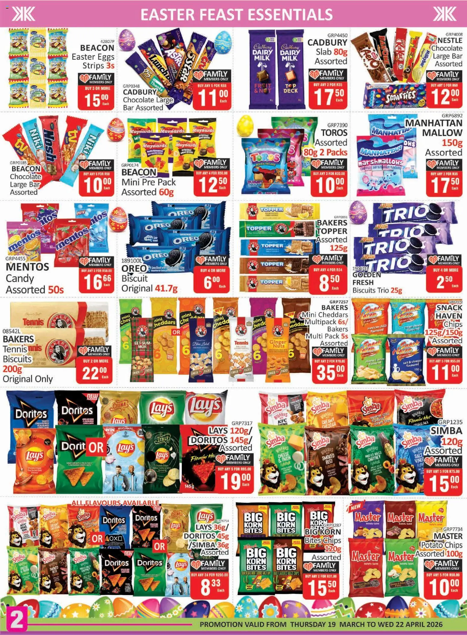 New KIT KAT Cash & Carry catalogue – valid from 19.03.2026 | Page: 2 | Products: Chutney, Cheese, Vinegar, Nuts