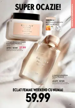 Ofertele Oriflame valabile de la 22.10.2025 | Pagină: 69 | Produse: Body, Toaletă, Cremă, Cremă de corp