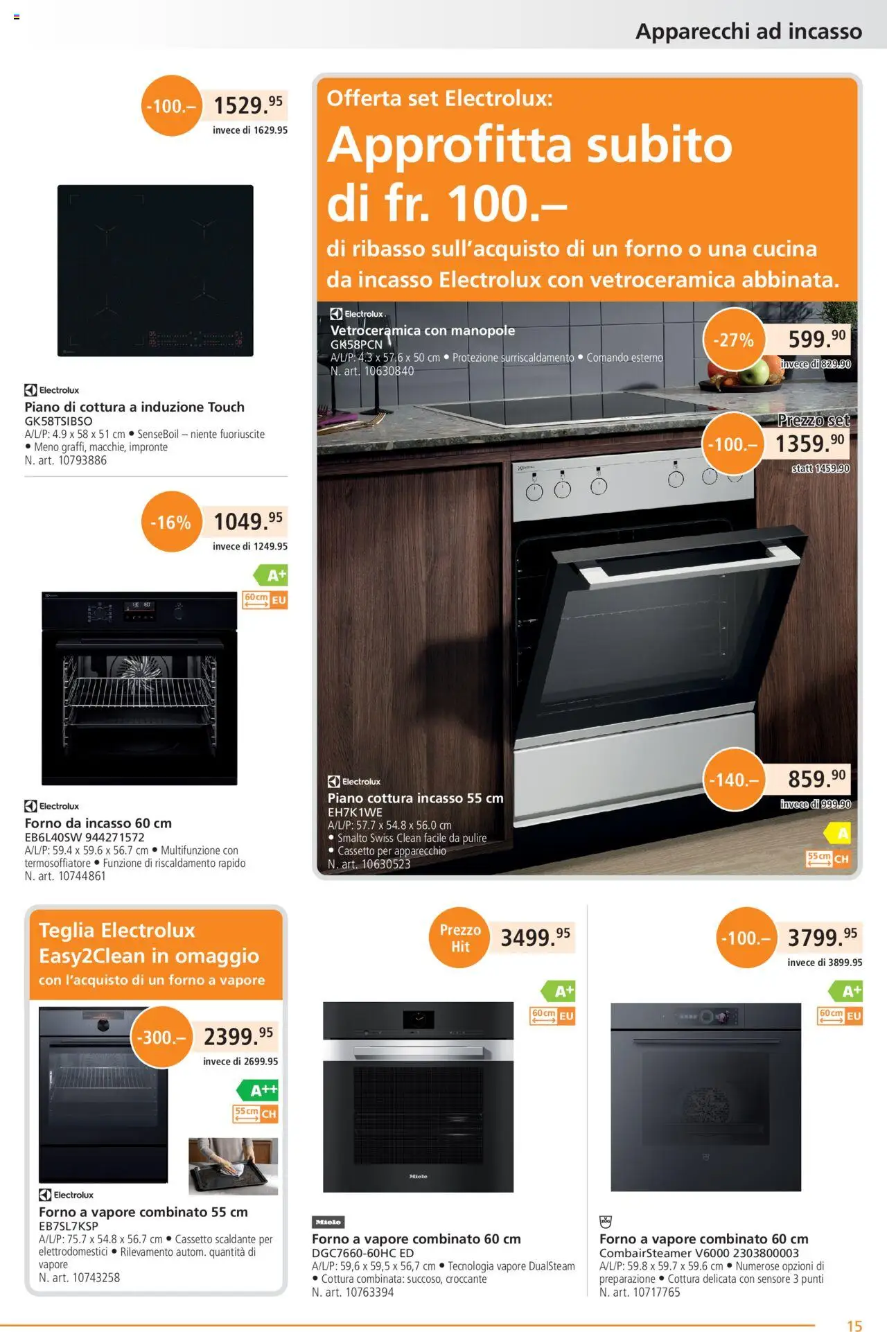 Fust Aktionen IT – gültig ab 20.10.2025 | Seite: 15 | Produkte: Miele