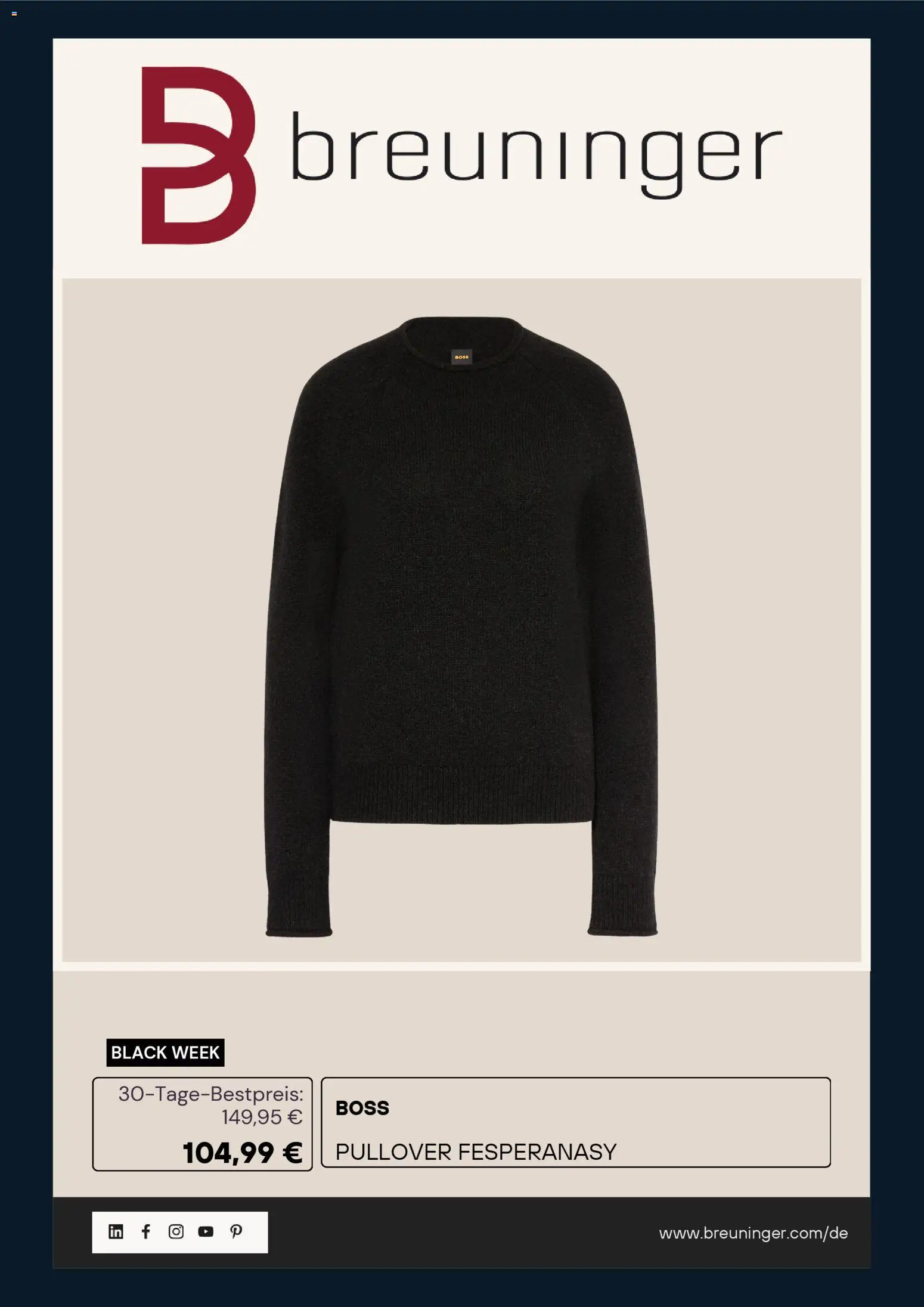 Breuninger - Black Friday – gültig ab 24.11.2025 | Seite: 2 | Produkte: Pullover