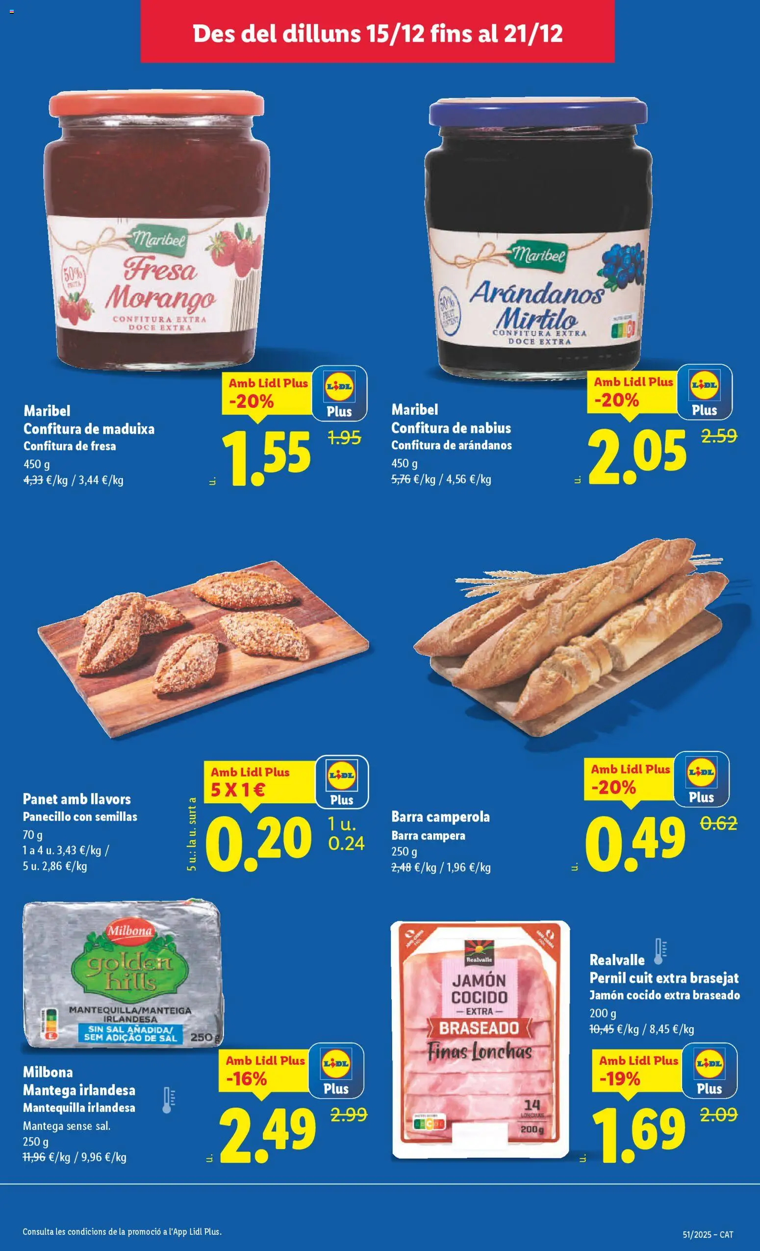 Lidl folleto │ válido desde el 15.12.2025 | Página: 23 | Productos: Jamón, Jamón cocido, Συσκευή ροής