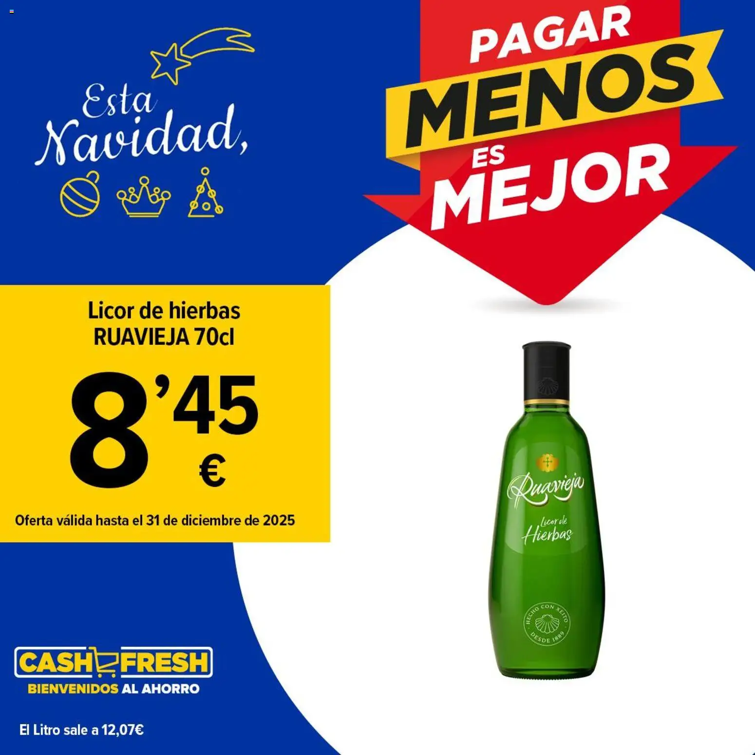 Cash Fresh folleto │ válido desde el 22.12.2025 | Página: 1 | Productos: Licor
