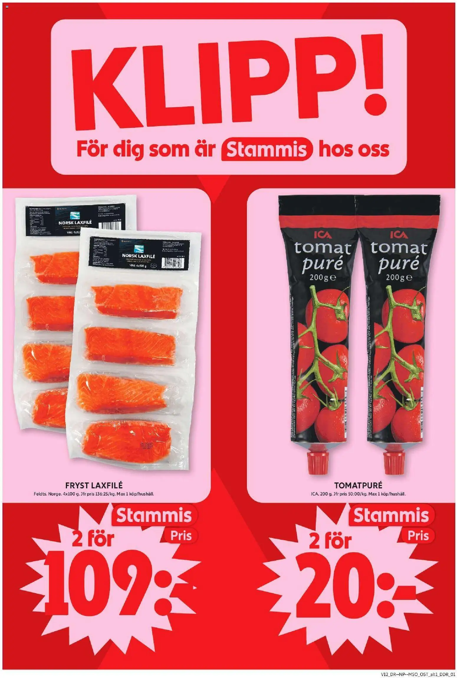 ICA Maxi reklamblad aktuell från 16.03.2026 | Sida: 2 | Produkter: Tomatpure, Ost