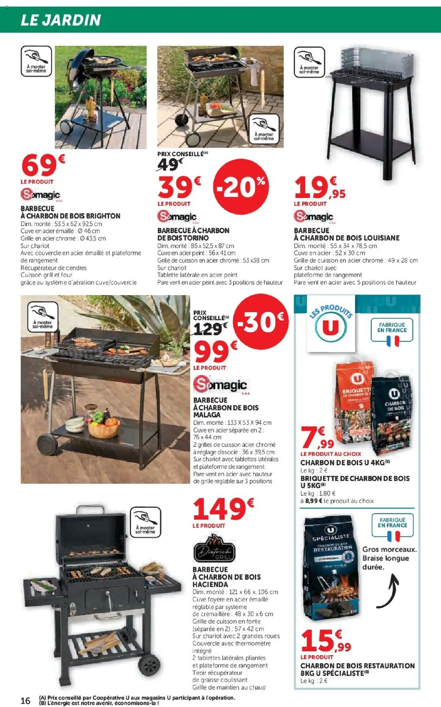 {H1} | Page: 16 | Produits: Tablette, Charbon De Bois, Grill, Grille de cuisson