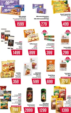 COOP akciós újság - amely érvényes a következő dátumtól: 09.04.2026 | Oldal: 8 | Termékek: Kisperec, Sós pálcika, Tej, Keksz