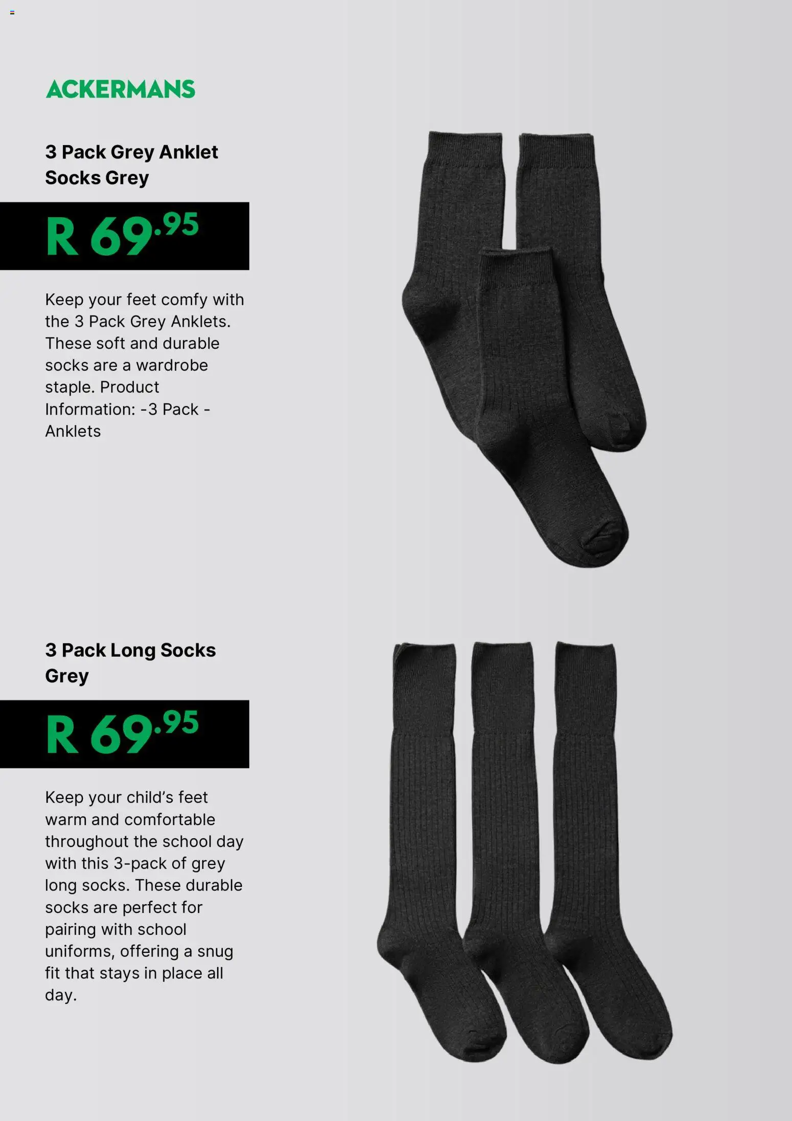 New Ackermans catalogue – valid from 26.12.2025 | Page: 4 | Products: Socks, Wardrobe