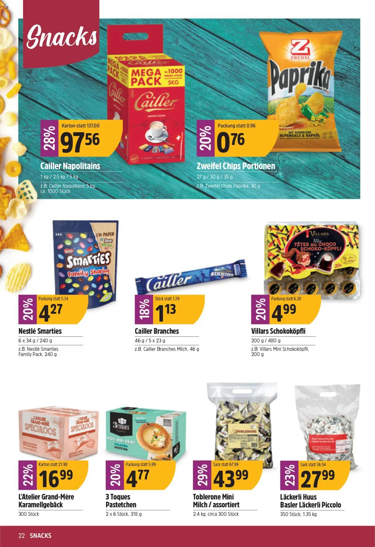 TopCC Aktionen – gültig ab 20.10.2025 | Seite: 22 | Produkte: Rapsöl, Milch, Chips