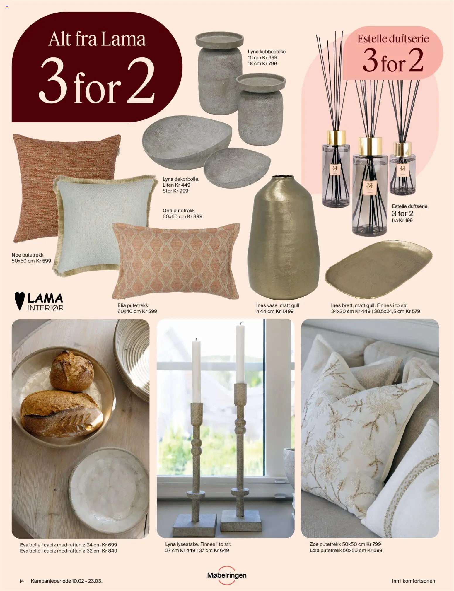 {H1} | Side: 14 | Produkter: Putetrekk, Interiør