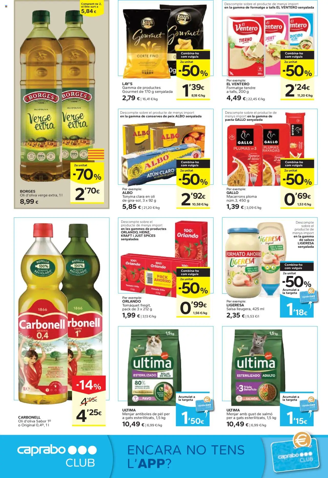 Caprabo folleto │ válido desde el 16.10.2025 | Página: 6 | Productos: Pasta, Atún claro