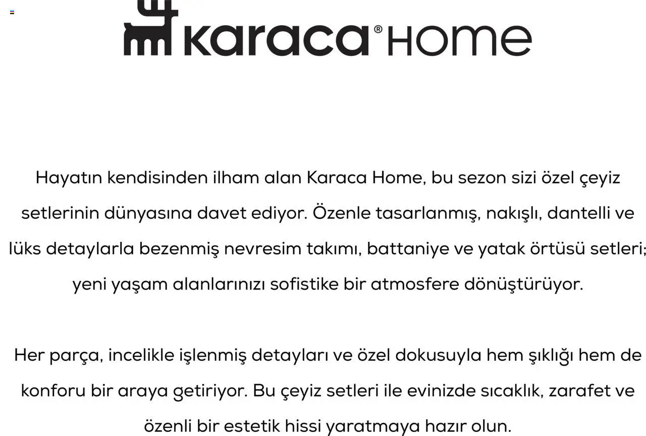 Karaca Home Çeyiz Setleri Sonbahar - Kış 2025/2026  - 23.09.2025 tarihinden itibaren geçerlidir | Sayfa: 3 | Ürünler: Yatak, Battaniye, Nevresim, Yatak örtüsü