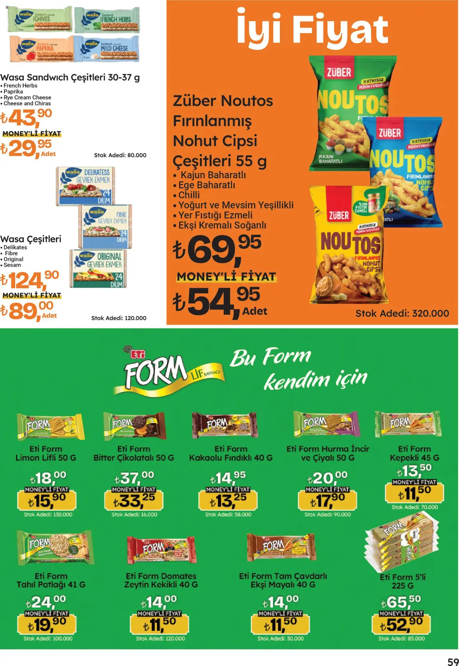 Migros Katalog - 5M Migroskop Dijital - 16.04.2026 tarihinden itibaren geçerlidir | Sayfa: 59 | Ürünler: Gevrek, Tahıl, Limon, Zeytin