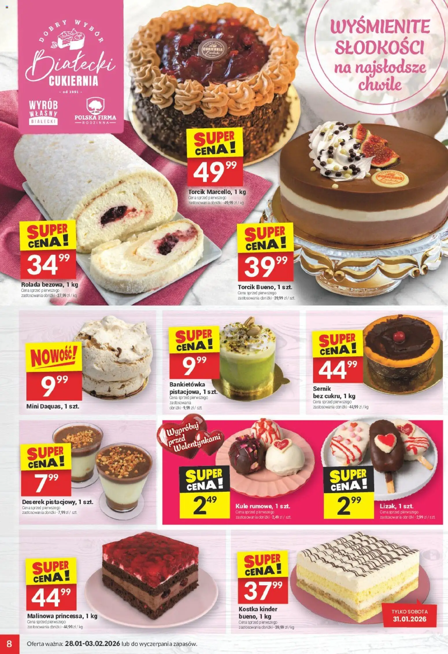 Twój Market Gazetka od 28.01.2026 | Strona: 8 | Produkty: Rolada