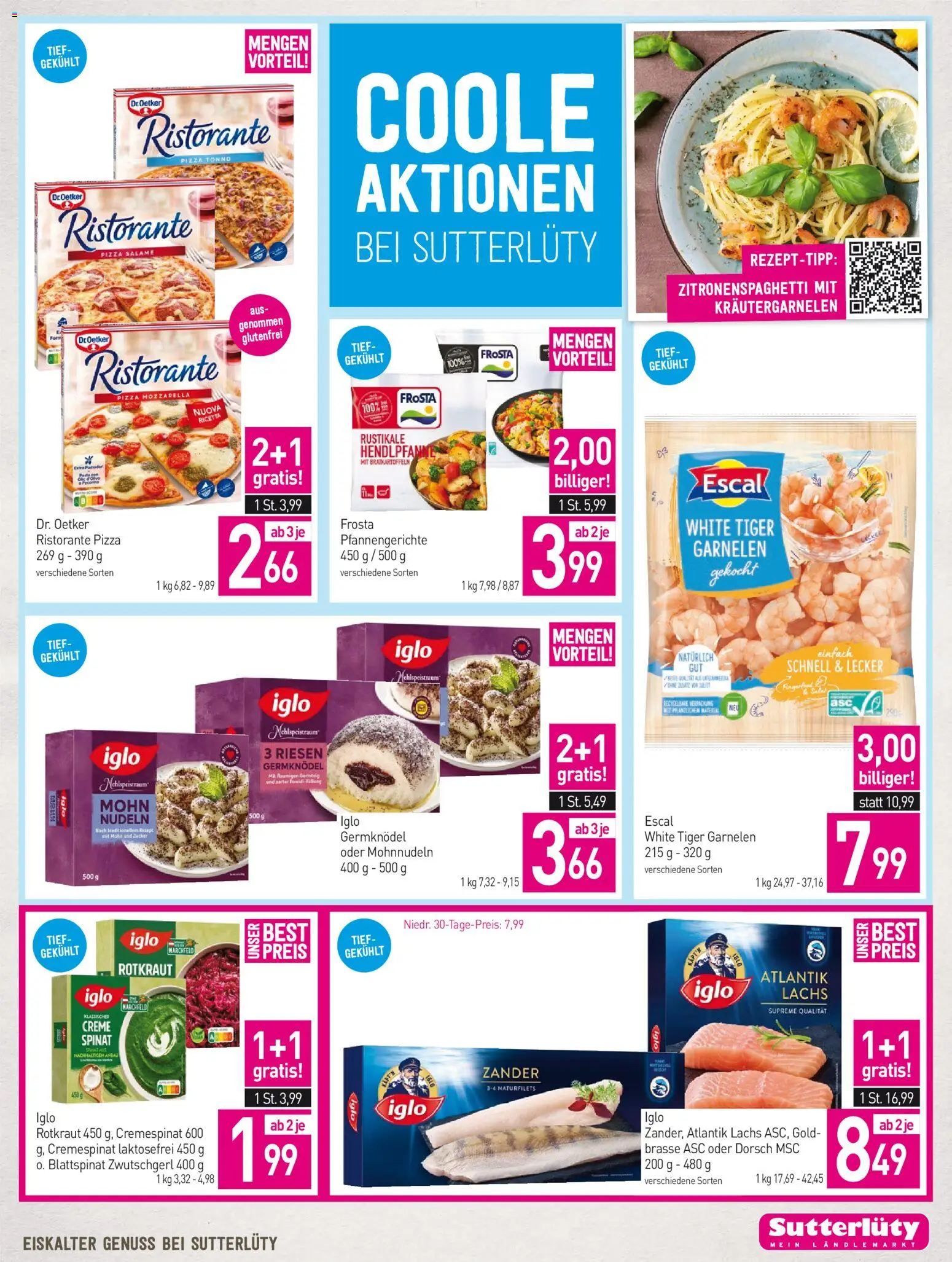 Sutterlüty Flugblatt gültig ab 05.03.2026 | Seite: 21 | Produkte: Creme, Pizza, Nudeln