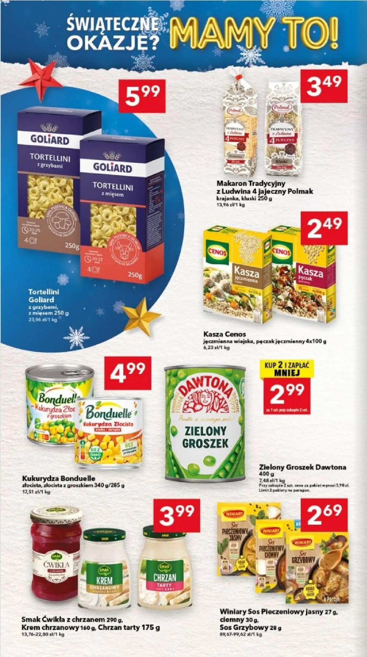 Lewiatan gazetka - Legnica od 17.12.2025 | Strona: 10 | Produkty: Tortellini, Chrzan, Makaron, Tortellini z grzybami