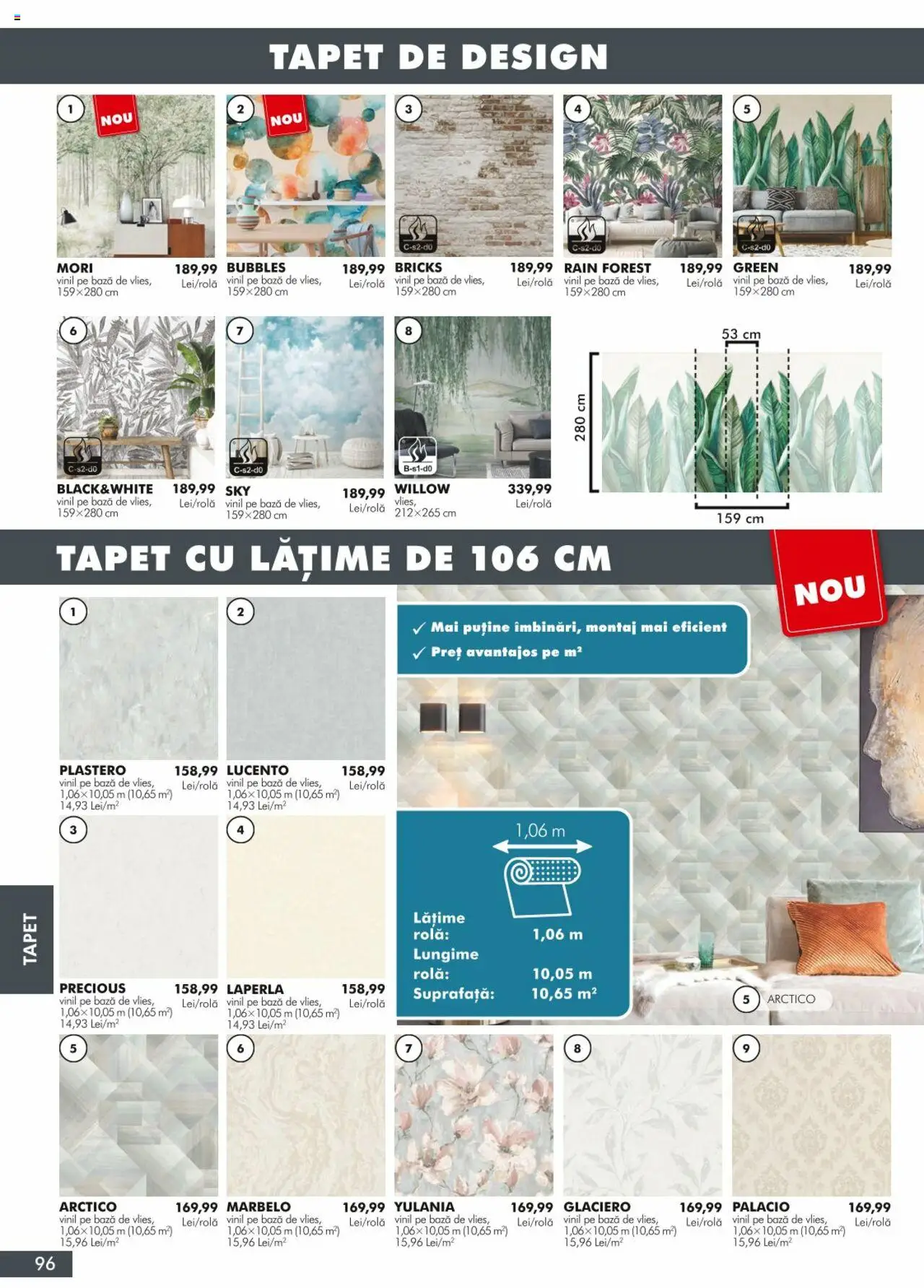 Noul catalog Diego – valabil de la 01.04.2024 | Pagină: 96 | Produse: Tapet, Tapet de design