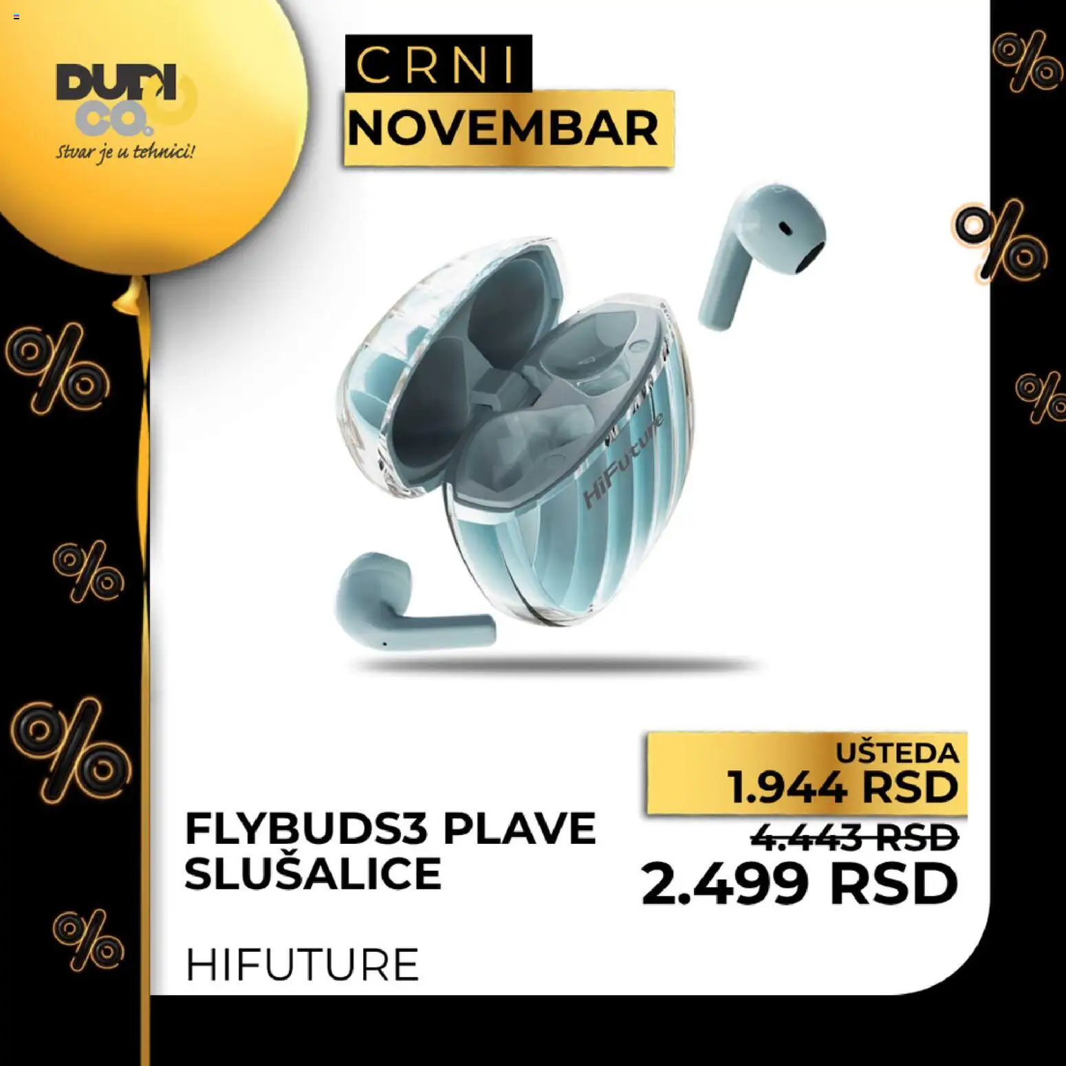 Dudi co. katalog - važi od 10.11.2025 | Strana: 10 | Proizvode: Slušalice