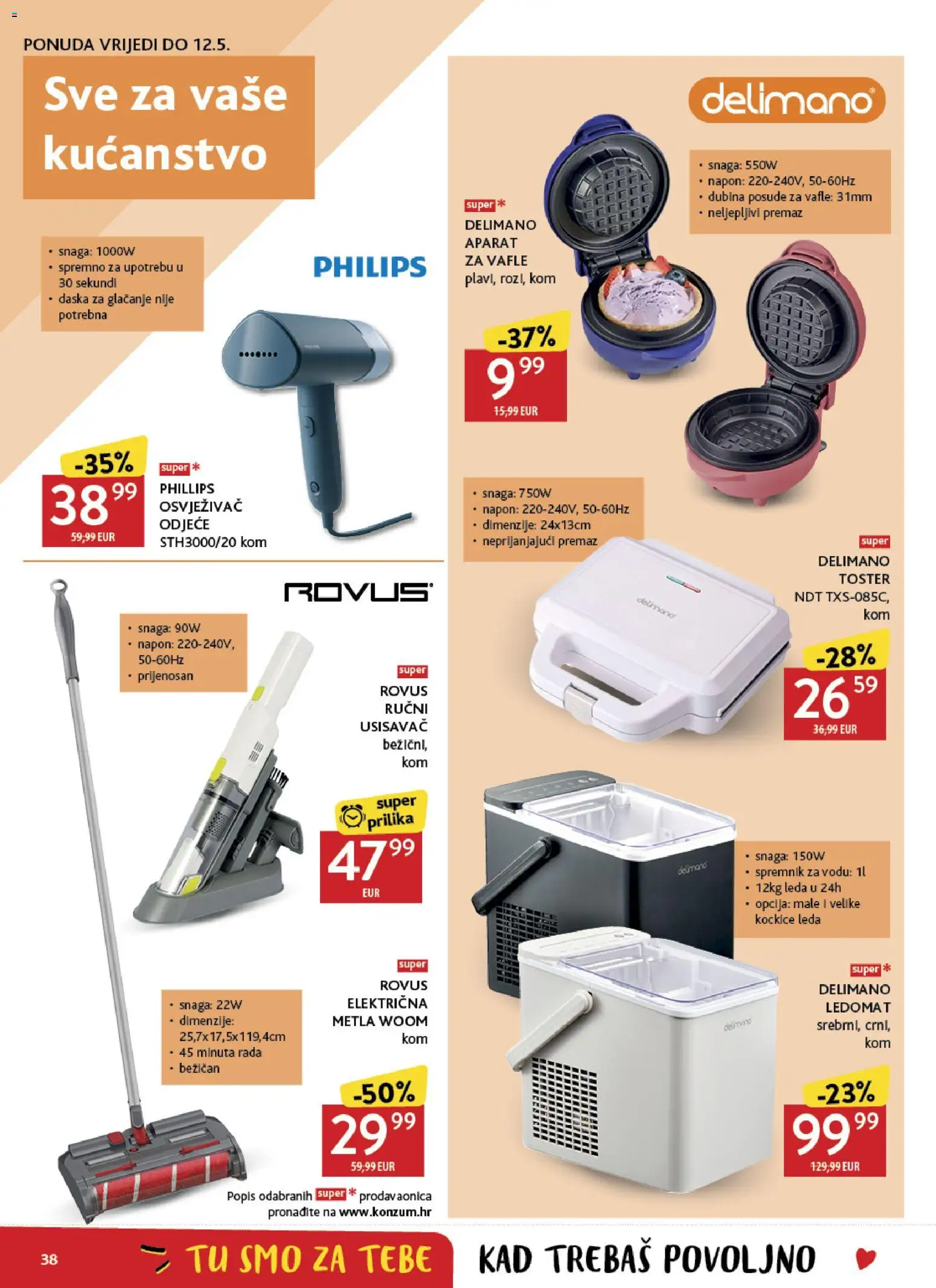 Konzum HR akciós ujság - amely érvényes a következő dátumtól: 29.04.2026 | Oldal: 38