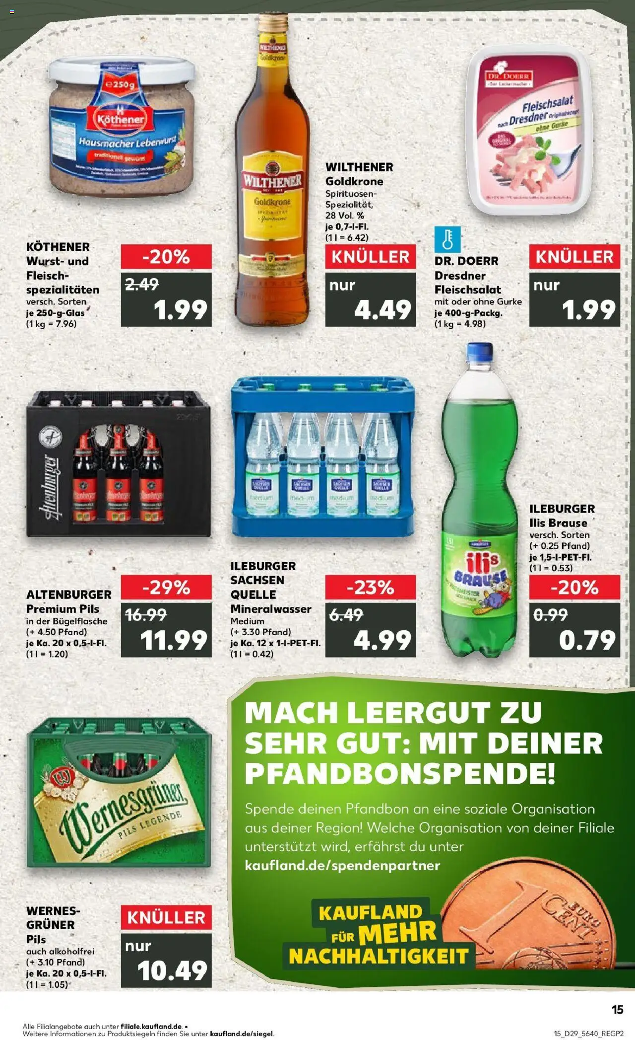 Kaufland prospekt Delitzsch	 - gültig ab dem 21.07.2025 | Seite: 28 | Produkte: Wilthener, Pils, Wurst, Fleisch