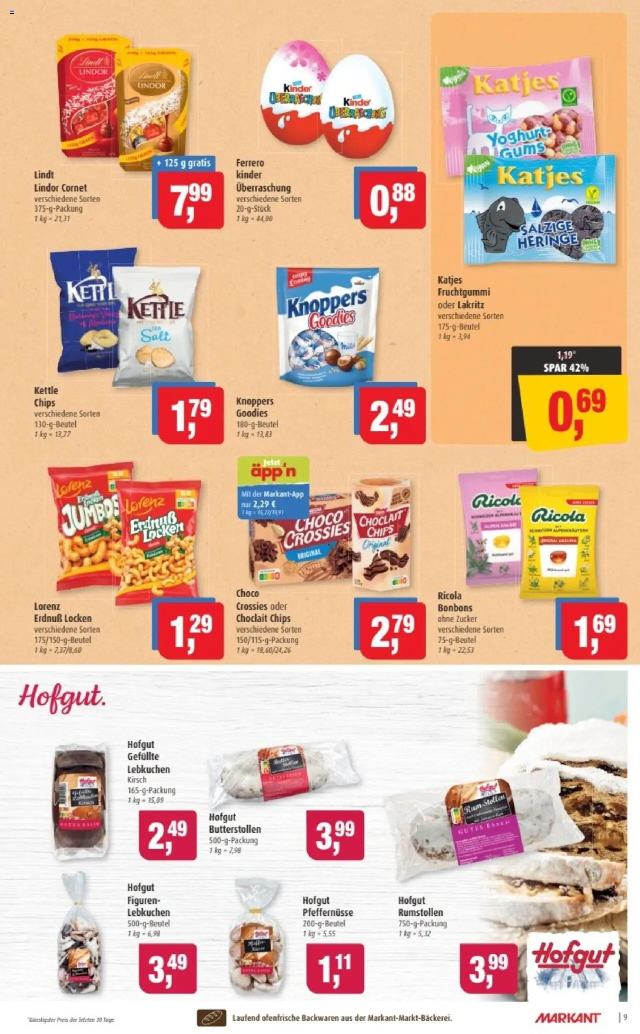 Markant Prospekt 	 – gültig ab 13.10.2025 | Seite: 9 | Produkte: Rum, Ofenfrische, Knoppers, Lindt