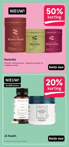 Etos - Black Friday - Voorbeeld van een folder van Etos, geldig van 03.11.2025 | Pagina: 59 | Producten: Poeder, Fruit, Vitamine C