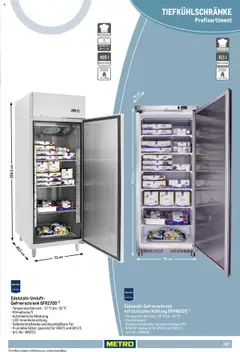 Metro Non Food Sortiment ab 01.10.2025 gültig | Seite: 157 | Produkte: Gefrierschrank, Tür