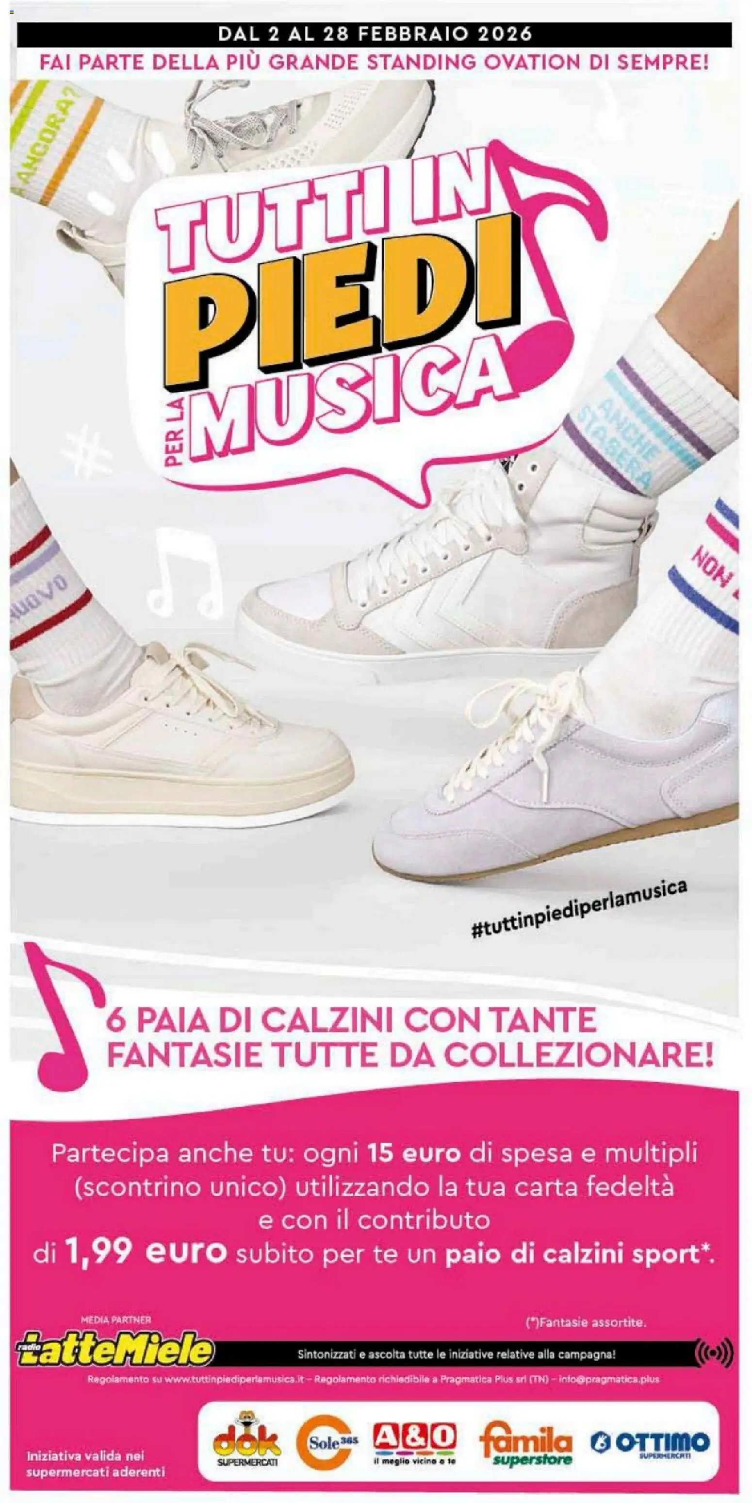 Volantino DOK del 22.01.2026 | Pagina: 22 | Prodotti: Tè, Calzini