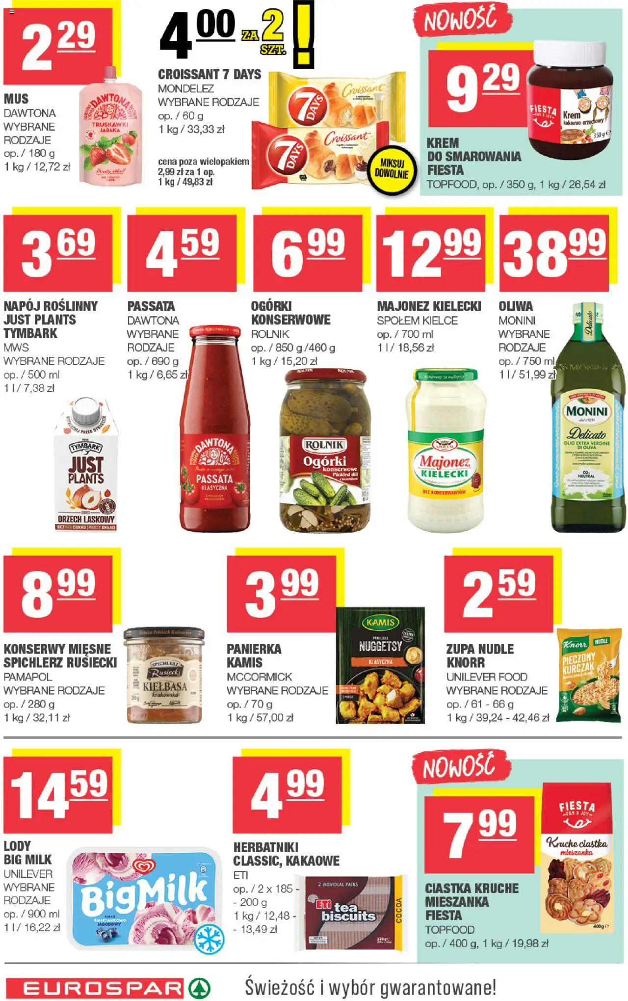 Spar Gazetka - Eurospar od 22.10.2025 | Strona: 10 | Produkty: Kiełbasa, Ciastka kruche, Jabłka, Ciastka