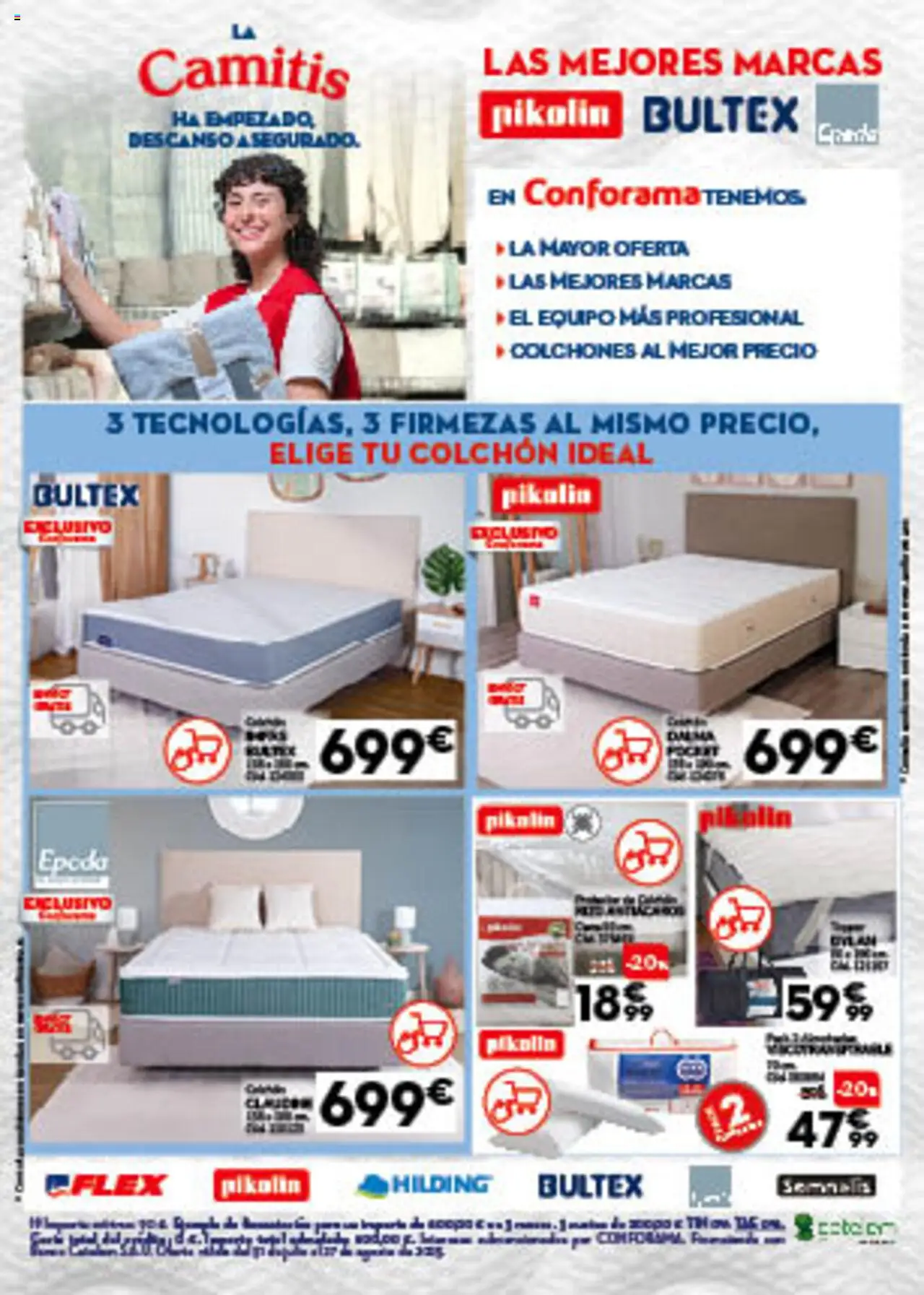 Conforama folleto │ válido desde el 31.07.2025 | Página: 2 | Productos: Colchon
