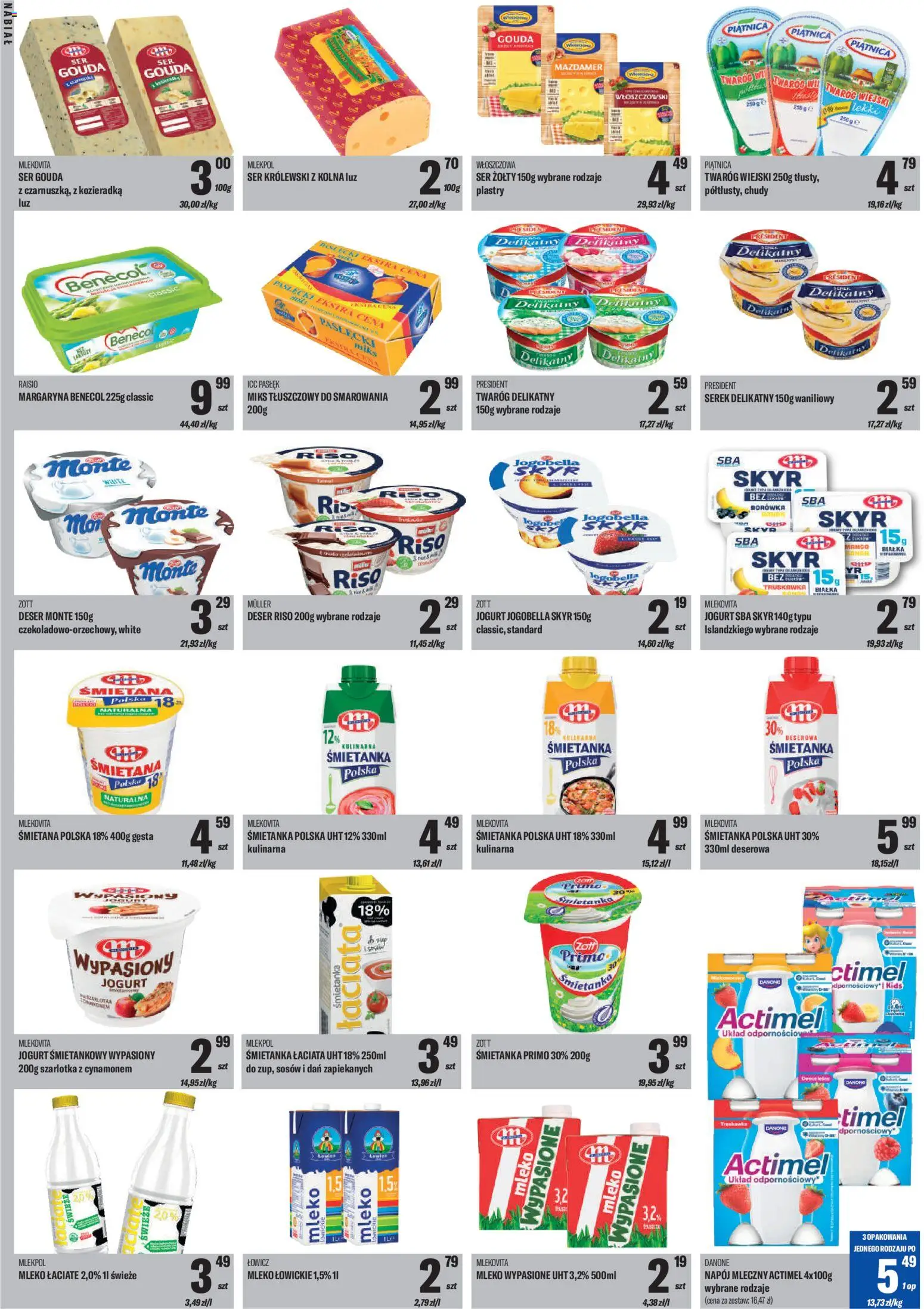 TomiMarkt Gazetka od 22.01.2026 | Strona: 6 | Produkty: Ser żółty, Ser, Twaróg, Ser gouda