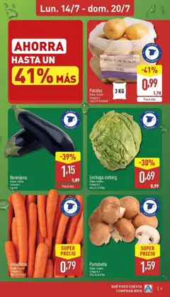 Aldi folleto Península │ válido desde el 14.07.2025 | Página: 5 | Productos: Zanahoria