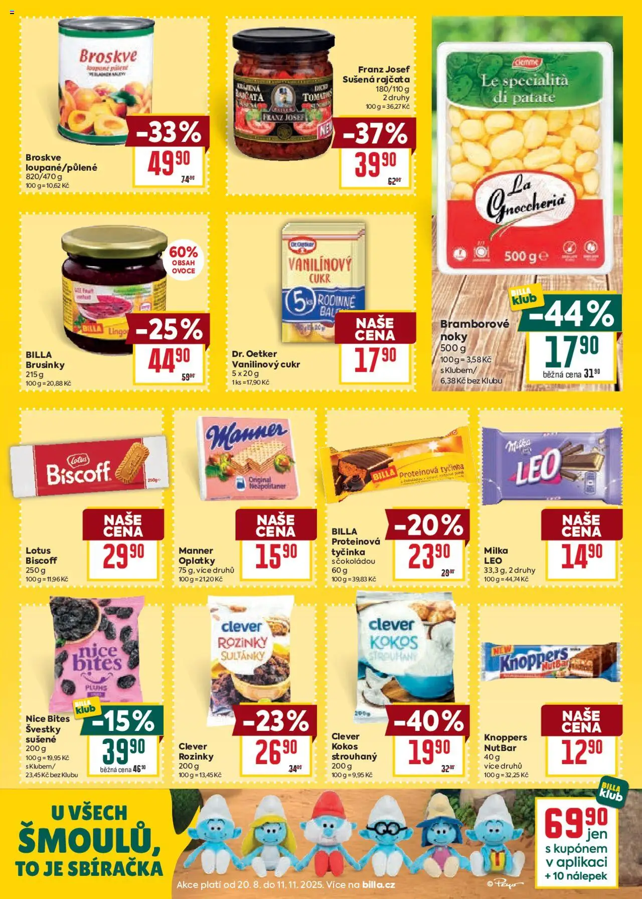 Billa Velký leták od 24.09.2025 | Strana: 23 | Produkty: Švestky, Cukr, Brusinky, Kokos