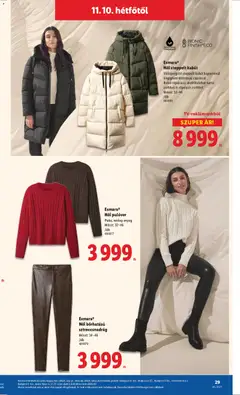 Lidl Akciós újság - amely érvényes a következő dátumtól: 06.11.2025 | Oldal: 29