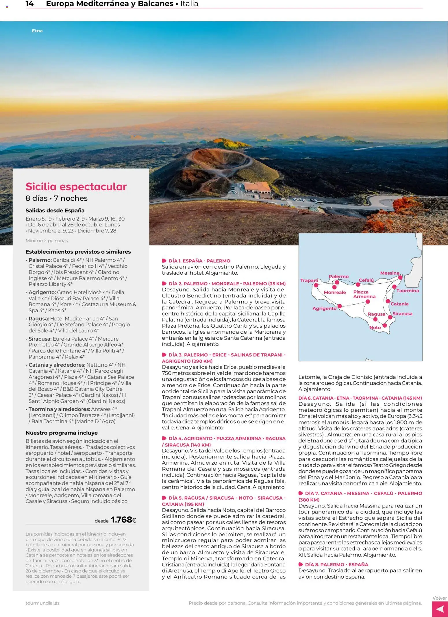 Viajes El Corte Inglés Europa │ válido desde el 01.01.2026 | Página: 14 | Productos: Botella de agua, Vino, Agua mineral