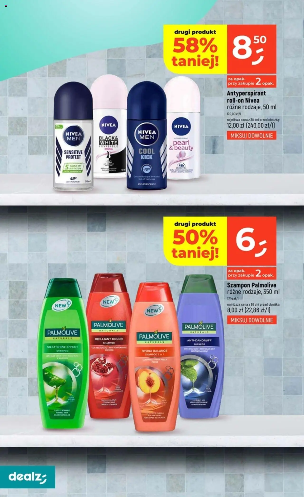 Dealz Gazetka od 07.08.2025 | Strona: 18 | Produkty: Szampon, Antyperspirant