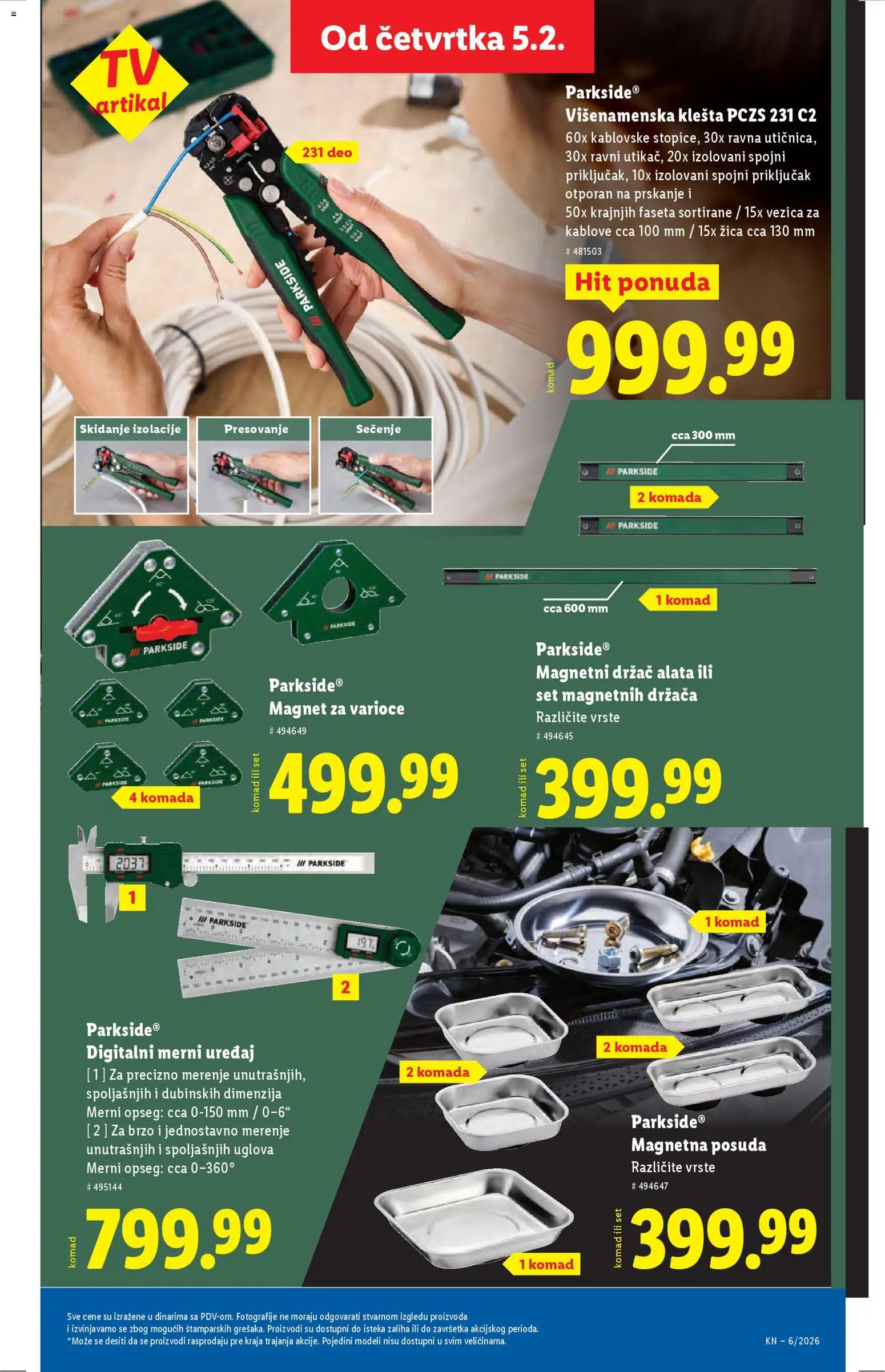 Lidl katalog - važi od 05.02.2026 | Strana: 61 | Proizvode: Parkside, Priključak