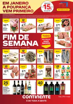 Pré-visualização Continente - Fim de Semana válido de 23.01.2026
