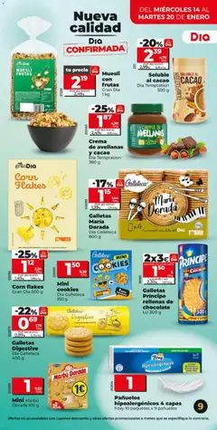 Vista previa Galletas María Dorada Dia Galleteca, Maria Dorada cookies, 800 g válido desde el 14.01.2026 | Página: 9