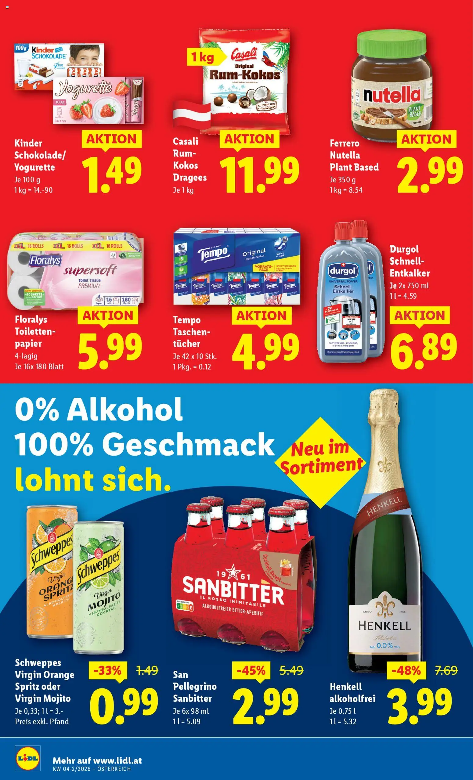 Lidl Flugblatt - Altenmarkt im Pongau, St. Johann im Pongau, Zell am See gültig ab 22.01.2026 | Seite: 12