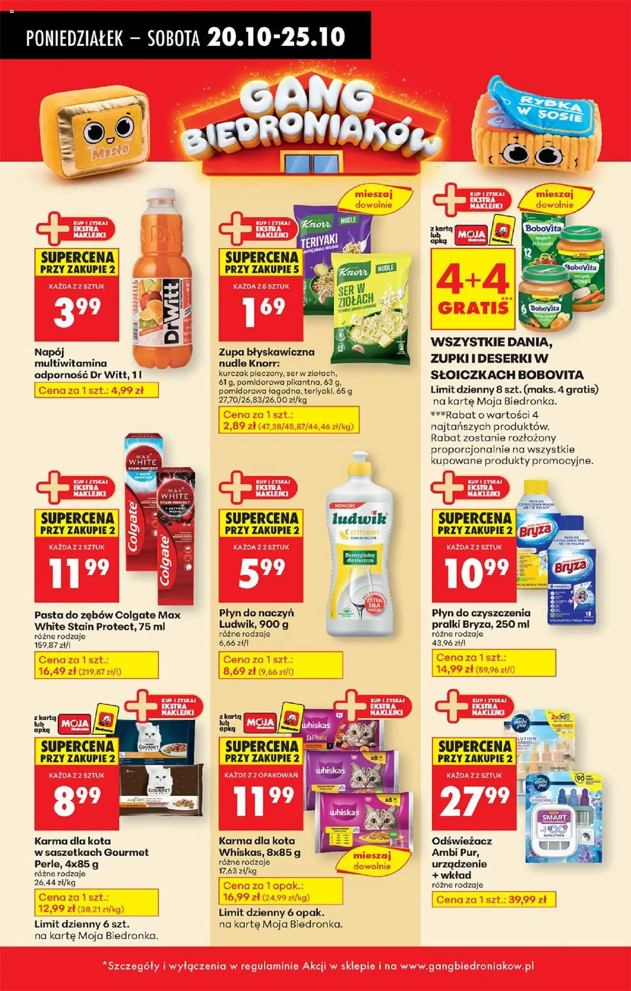 Biedronka gazetka od 20.10.2025 | Strona: 36 | Produkty: Cleaner, Naklejki, Masło, Pasta do zębów