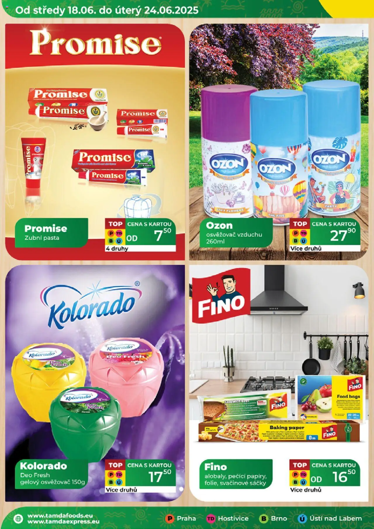 Tamda Foods leták od 18.06.2025 | Strana: 20 | Produkty: Zubní pasta, Svačinové sáčky, Osvěžovač vzduchu