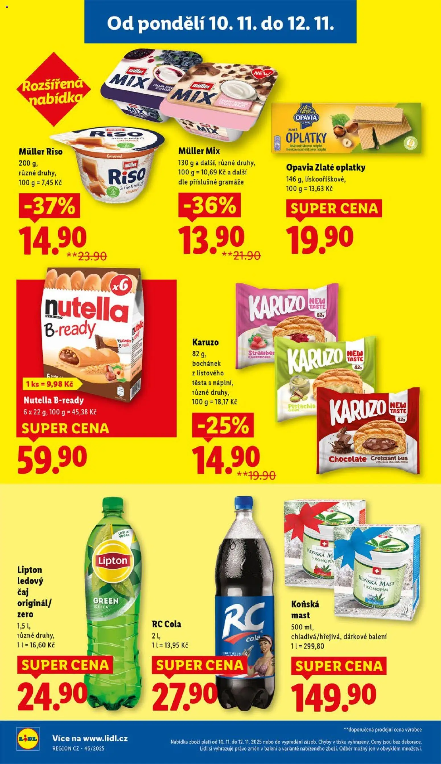 Lidl leták od 10.11.2025 | Strana: 24 | Produkty: Croissant, Oplatky, RC Cola, Nutella