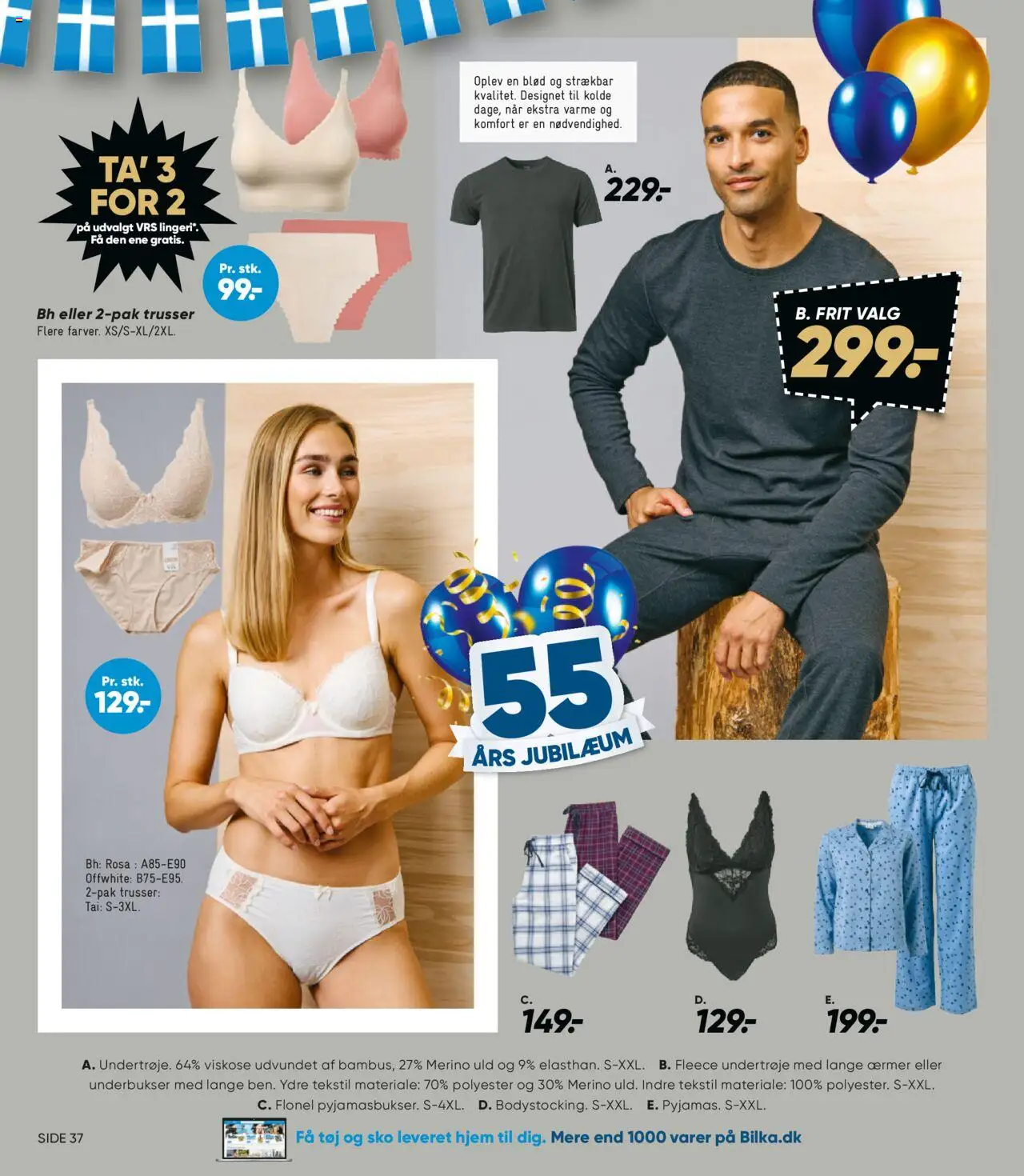 Bilka tilbudsavis – gyldig fra 03.10.2025 | Side: 35 | Produkter: Trusser, BH, Underbukser, Sko