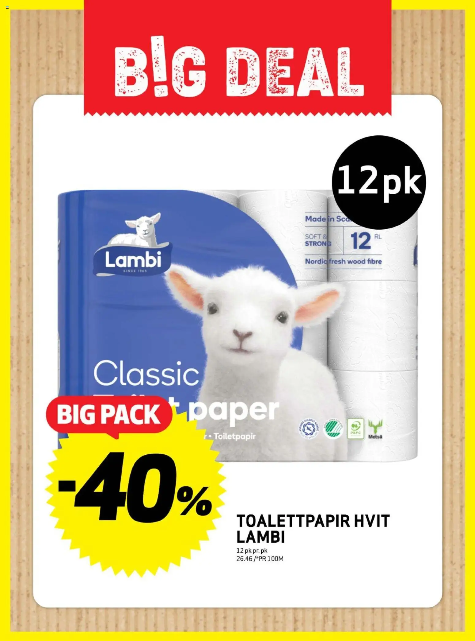 {H1} | Side: 19 | Produkter: Toalettpapir