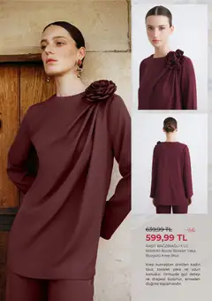 20.01.2026 tarihinden itibaren geçerli olan LC Waikiki kataloğu önizlemesi | Sayfa: 15 | Ürünler: Gül, Bluz