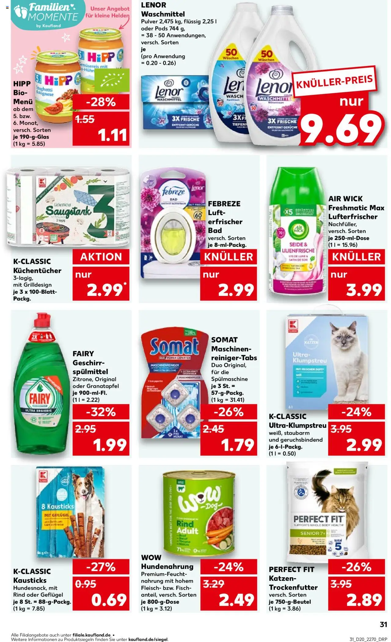 Kaufland - Hannover, Bornumer Straße 141 - gültig ab dem 15.05.2025 | Seite: 31 | Produkte: Granatapfel, Fisch, Waschmittel, Geschirrspülmittel