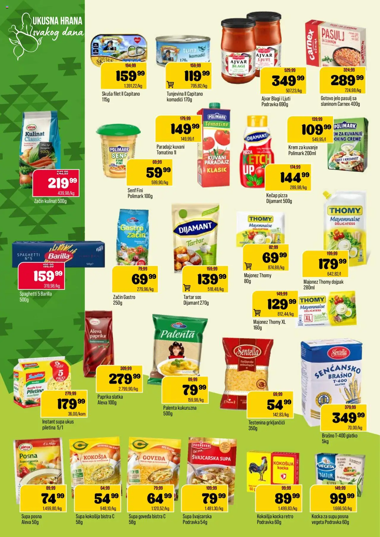 Podunavlje katalog - važi od 13.08.2025 | Strana: 6 | Proizvode: Testenina, Kečap, Palenta, Piletina