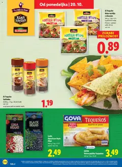 Lidl katalog akcije – veljaven od 16.10.2025 | Stran: 34 | Izdelki: Tortilje, Zacimbe