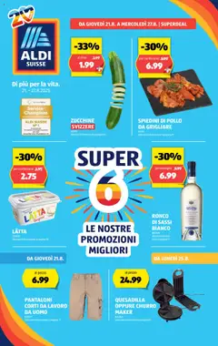 Vorschau von dem Prospekt - Aldi Volantino ab 21.08.2025